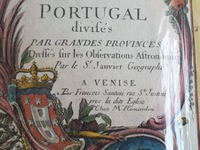 Antique Map Spain and Portugal
