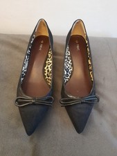 Next Ladies Black Kitten Heel