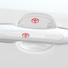 8Pc Car Door Handle Bowl Scratch Sticker Protector Film for Toyota Clear Colour