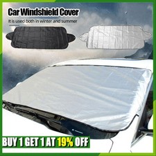 2X Heavy Duty Car Windscreen Cover Ice Frost Snow Windshield Protector Sun Shade
