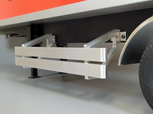 Aluminum pair side rail - pair,