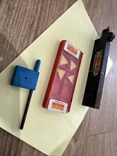 Lathe Turning Facing Tool + 5 New Tips