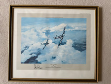 Dual of Eagles - by Robert Taylor and signed by Adolf Galland