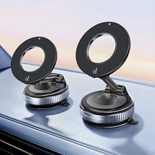 Vacuum Magnetic Suction Cup Phone Holder Car Mount Bracket For iPhone Samsung