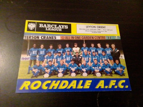 Rochdale leyton orient - v,