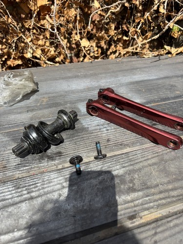 Old mid school bmx red - old,