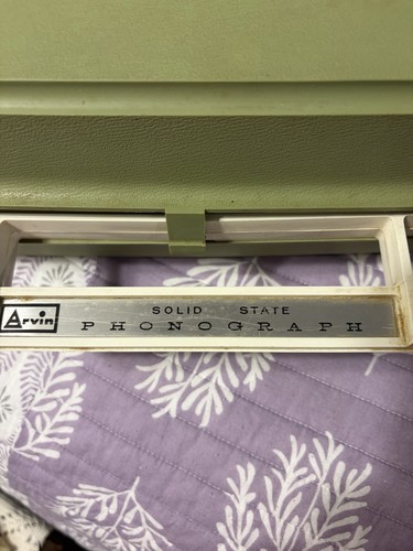 Arvin solid state phonograph - arvin,