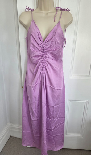 Sandro lilac satin strappy - lilac,