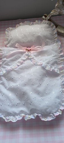 Hand made embroidery anglaise