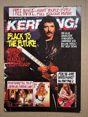 Black sabbath kerrang 233 - black, no.233