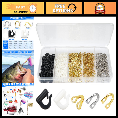 500pcs fishing clevis kit - 500pcs,