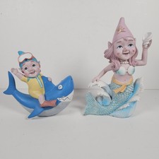 Gnomes Mermaid And Shark Gnomes Home Garden Patio Decor Ornament