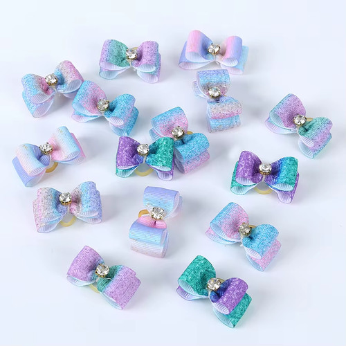 10pcs lot dog hair bows - dog,