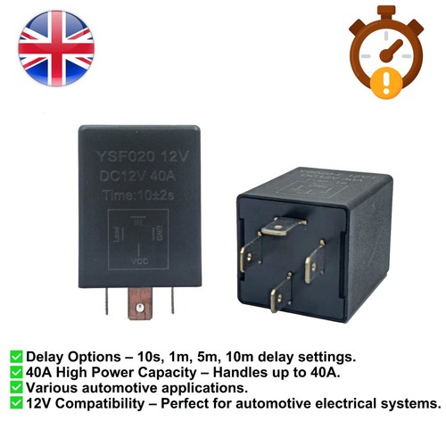 Car time delay relay 12v - delay,