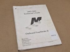 Marine Power Outboard Stroke 2 Technician Manual 2003-2004 Oct Used