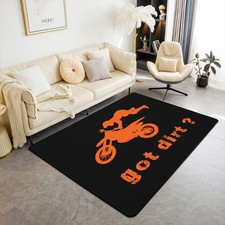 Dirt Bike Living Room Rugs