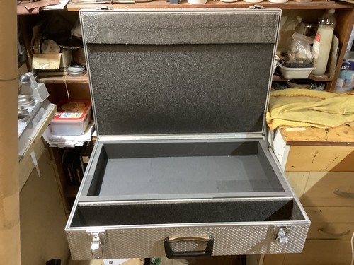 Large aluminium flight - aluminium, case