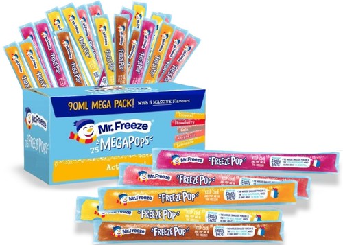 Freeze mega pops assorted - mr.,