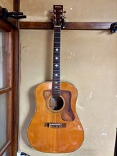 Kiso Suzuki W-350 Acoustic Guitar 1970s Japan Vintage Jacaranda w/ Hard Case