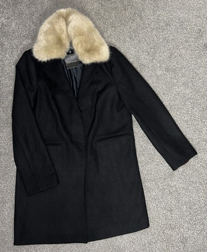 Bnwt topshop black faux - topshop,
