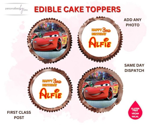 Edible cupcake toppers - edible,