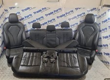 2019 BMW 520D G30 SEATS SET M SPORT BLACK LEATHER SALOON 