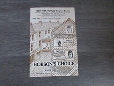 Trevor Bannister in Hobsons Choice Original 1983 Hull New Theatre Poster