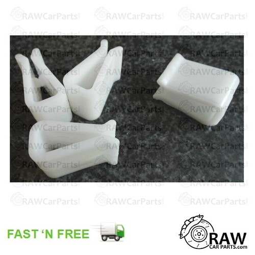 White plastic clip - white,