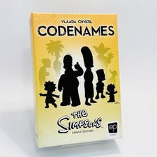 Codenames The Simpsons Family Edition Card Board Game 100% Complete