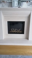 Balanced flue gas fire