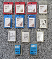 Postage Stamp BLACK Mounts, Various Sizes, for Collectors