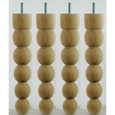 4 Modern Footstool Legs Ref