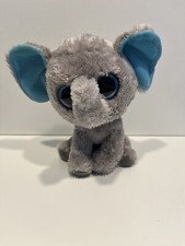 Ty Beanie Boos Peanut The Elephant 6" / 15cm Beanie Boo Soft Toy Purple Tush Tag