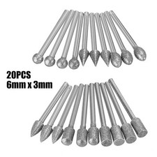20x Stone Carving Set Diamond