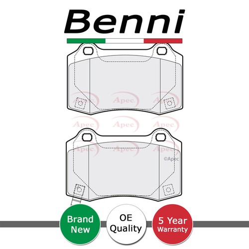 Brake pads set rear benni - benni, fits