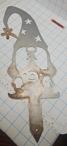 Steel metal cut out garden - cut,