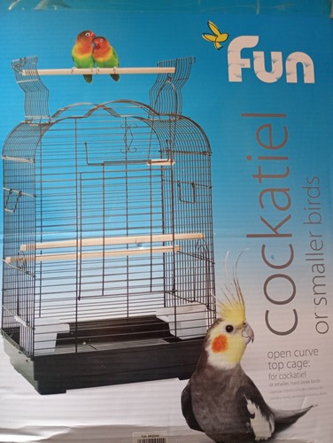 Bird cage metal open top - bird,