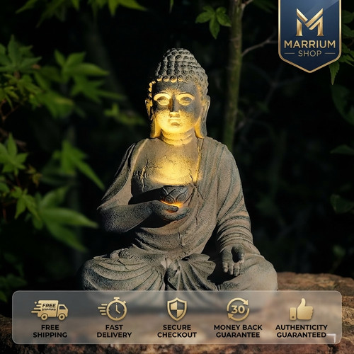Solar buddha statue for - buddha,