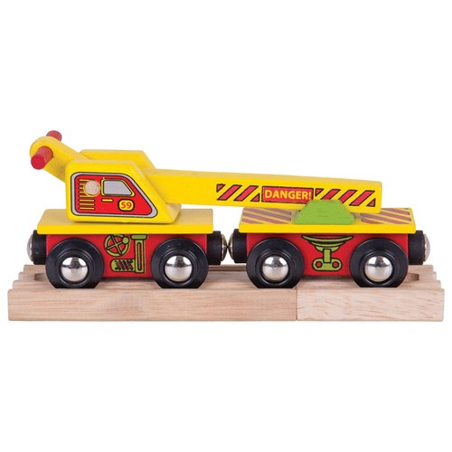 Bigjigs rail wooden crane - bigjigs,
