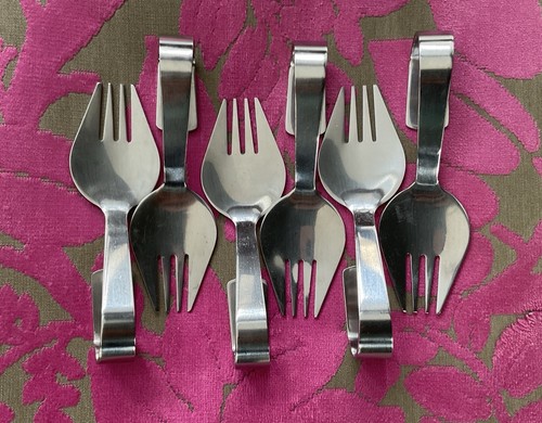 Buffet serving spooned forks - serving,