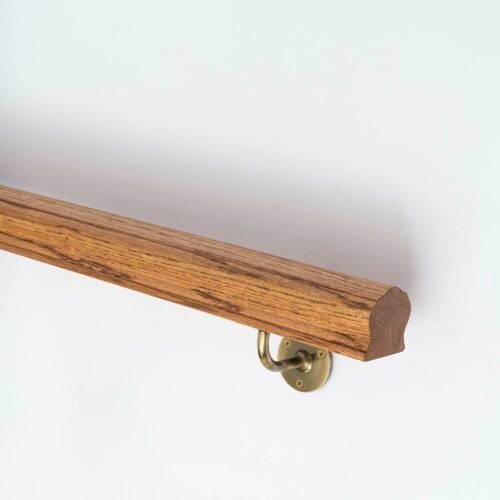 Handrail curved oak with - handrail,