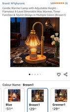 Candle Warmer Lamp Dimmable