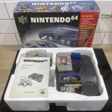 N64 Nintendo 64 Console Boxed w/ Pokémon Stadium Game PAL UK