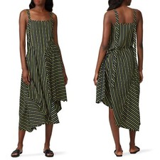 Nina Ricci Striped Asymmetric