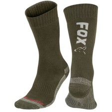 Fox Green / Silver Thermolite Long Socks