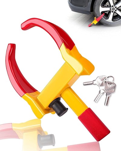 Caravan wheel clamp - wheel, lock