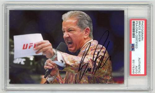 Bruce buffer signed photo - photo,