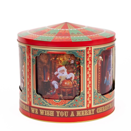 Musical christmas tin jars - christmas,
