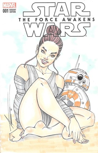 Rey star wars force awakens - rey,