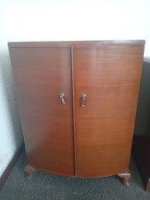 Vintage record storage unit -  Mid Century Media Cabine